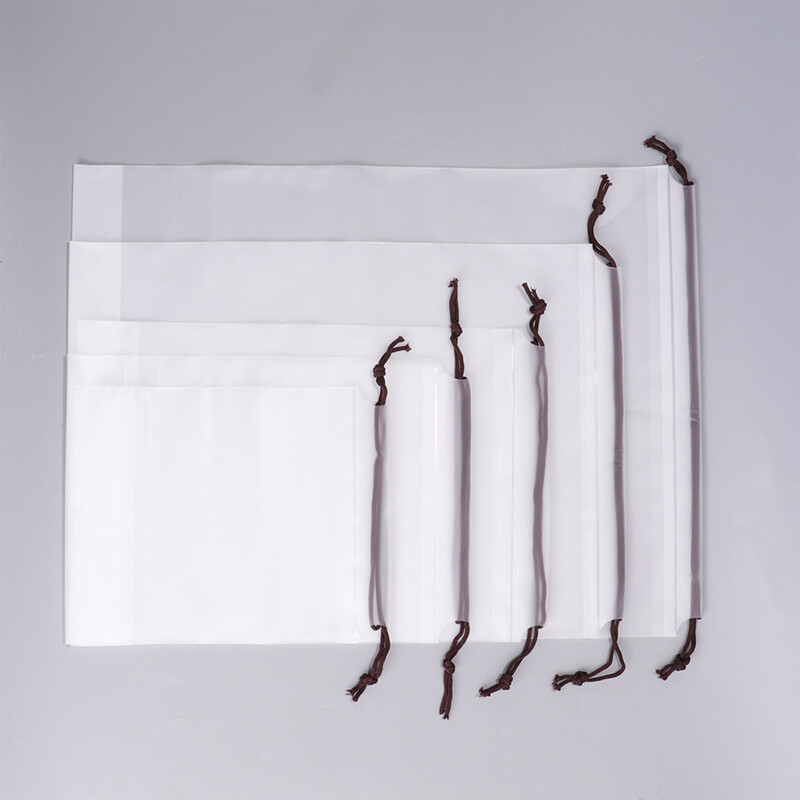 Geantă de depozitare de călătorie pentru încălțăminte portabilă Organzier pentru valiză cu șnur Organzier transparent pentru lenjerie de corp Geantă de depozitare pentru machiaj