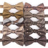 Jacquard Meeste Kikilips Pulma Lilleline kikilips Meestele Naistele Täiskasvanutele Paisley Kikilips Kravatid Peigmehed Kikilips Kingitused Peigmehele Kikilips