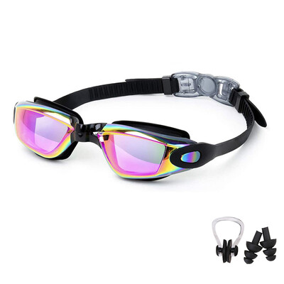 Ochelari de înot pentru bărbați, femei, anti-ceață, UV, prescripție, impermeabili, silicon, reglați, ochelari pentru piscină, adulți, copii, ochelari de scufundări