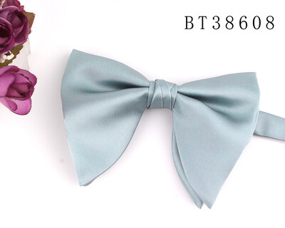 Сватбена папийонка за младоженеца. Голяма папийонка за мъже, жени. Голяма папийонка с възел за възрастни, плътни папийонки.