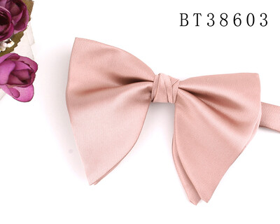 Сватбена папийонка за младоженеца. Голяма папийонка за мъже, жени. Голяма папийонка с възел за възрастни, плътни папийонки.