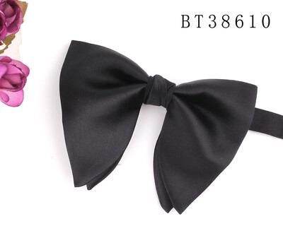 Сватбена папийонка за младоженеца. Голяма папийонка за мъже, жени. Голяма папийонка с възел за възрастни, плътни папийонки.