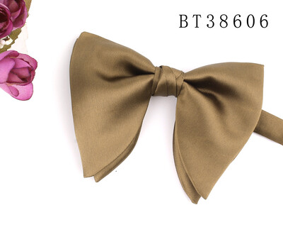 Сватбена папийонка за младоженеца. Голяма папийонка за мъже, жени. Голяма папийонка с възел за възрастни, плътни папийонки.