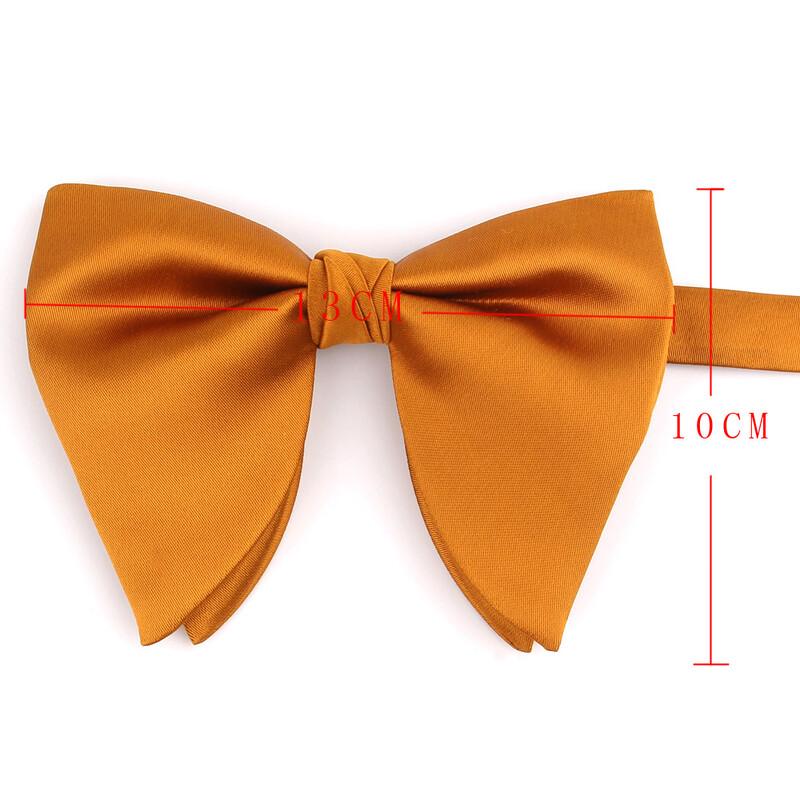 Сватбена папийонка за младоженеца. Голяма папийонка за мъже, жени. Голяма папийонка с възел за възрастни, плътни папийонки.