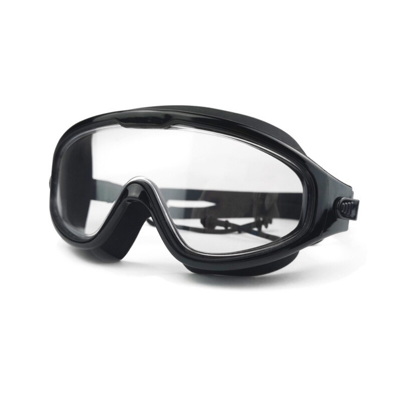 Ochelari de înot cu cadru mare pentru adulți, cu dopuri pentru urechi, pentru bărbați și femei, profesionali, de înaltă definiție, anti-aburire, silicon