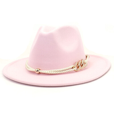 Pălărie Fedora de jazz galben fluorescent, toamnă iarnă, pălărie din pâslă pentru femei, pălării cu boruri mari pentru femei, pălării de jazz bisericești vintage