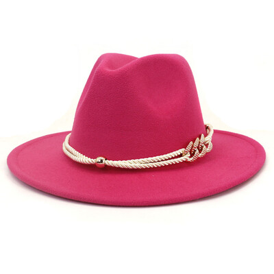 Pălărie Fedora de jazz galben fluorescent, toamnă iarnă, pălărie din pâslă pentru femei, pălării cu boruri mari pentru femei, pălării de jazz bisericești vintage