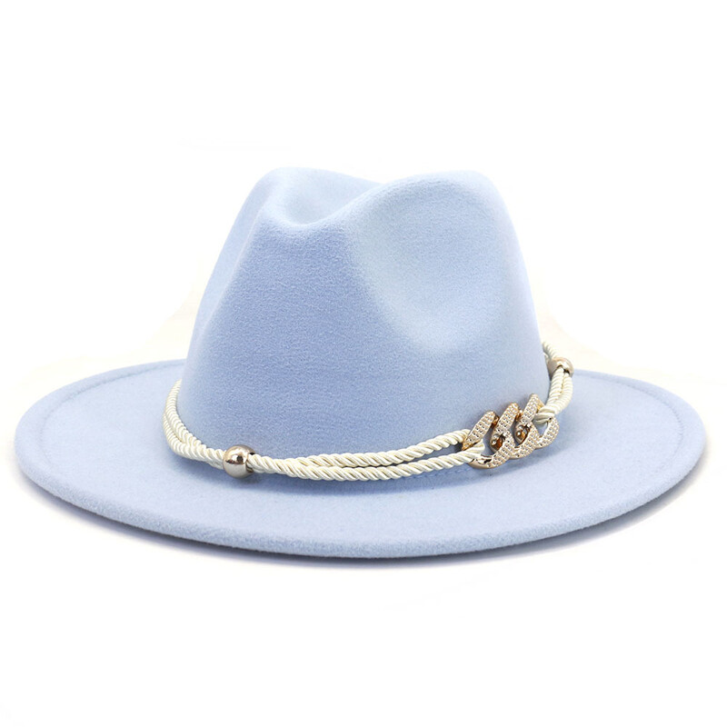 Pălărie Fedora de jazz galben fluorescent, toamnă iarnă, pălărie din pâslă pentru femei, pălării cu boruri mari pentru femei, pălării de jazz bisericești vintage