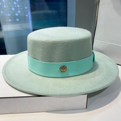 Pălării Fedora pentru femei, la modă, elegante, șapci, rochie melon, biserică Panama, nuntă, cu bandă, pălărie, bărbați, pălărie de jazz din pâslă