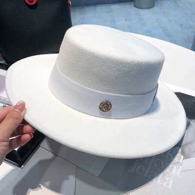 Pălării Fedora pentru femei, la modă, elegante, șapci, rochie melon, biserică Panama, nuntă, cu bandă, pălărie, bărbați, pălărie de jazz din pâslă
