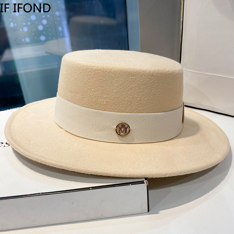 Pălării Fedora pentru femei, la modă, elegante, șapci, rochie melon, biserică Panama, nuntă, cu bandă, pălărie, bărbați, pălărie de jazz din pâslă