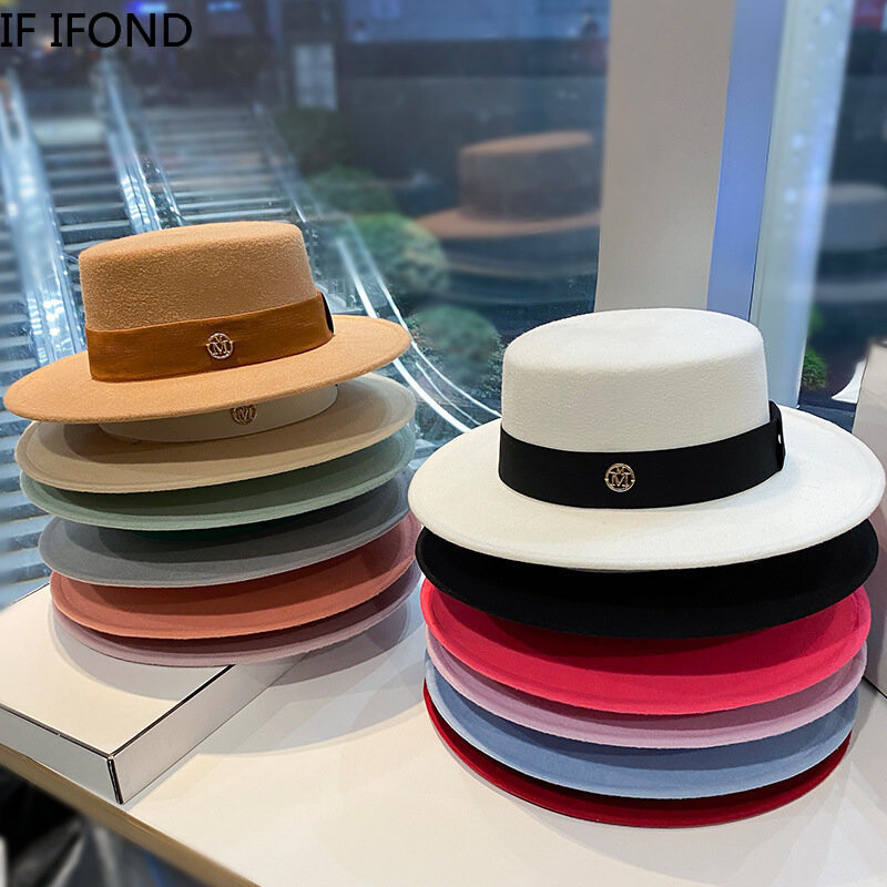 Pălării Fedora pentru femei, la modă, elegante, șapci, rochie melon, biserică Panama, nuntă, cu bandă, pălărie, bărbați, pălărie de jazz din pâslă