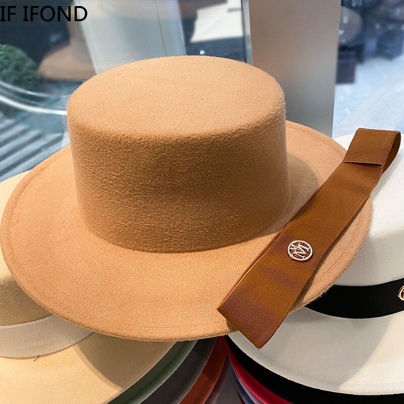 Pălării Fedora pentru femei, la modă, elegante, șapci, rochie melon, biserică Panama, nuntă, cu bandă, pălărie, bărbați, pălărie de jazz din pâslă