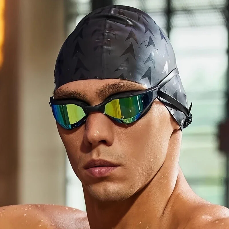 Ochelari de înot HD profesionali anti-ceata rezistenti la scurgeri Ochelari de apă bărbați femei Ochelari de înot ajustabili din silicon