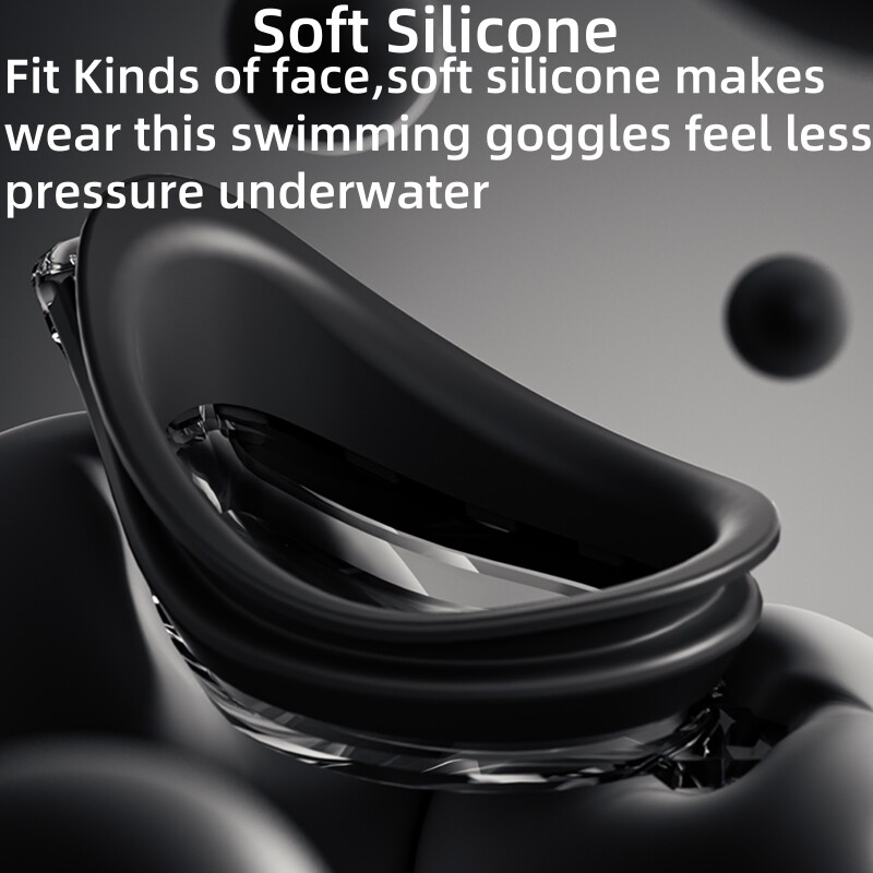 Ochelari de înot profesioniști unisex pentru curse, lentile HD și ochelari de înot anti-aburire pentru adulți