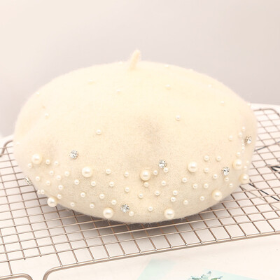 Berete din lână perla în stil clasic, toamnă iarnă, femei, retro, lână caldă, octogonală, pălărie, șapcă plată, dovleac, dovleac.