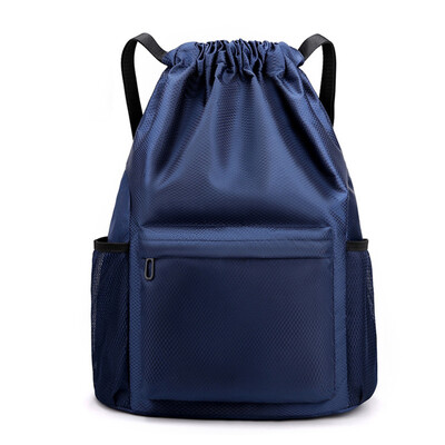 Rucsac sport cu șnur Rucsac cu șnur Rucsac cu capacitate mare Sală de sport Swim Beach pentru femei și bărbați pentru a ține zilnic
