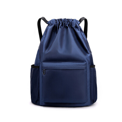 Rucsac sport cu șnur Rucsac cu șnur Rucsac cu capacitate mare Sală de sport Swim Beach pentru femei și bărbați pentru a ține zilnic