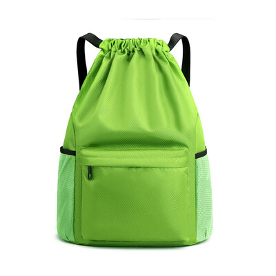 Rucsac sport cu șnur Rucsac cu șnur Rucsac cu capacitate mare Sală de sport Swim Beach pentru femei și bărbați pentru a ține zilnic