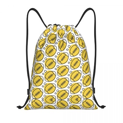 Pielāgoti regbija bumbu izšūšanas aukliņu mugursomas somas vīriešiem sievietēm vieglas sporta zāles somas maisi ceļošanai