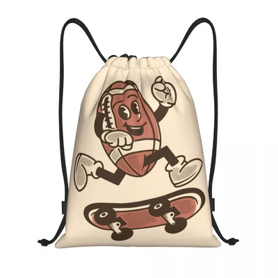 Pielāgoti regbija bumbu izšūšanas aukliņu mugursomas somas vīriešiem sievietēm vieglas sporta zāles somas maisi ceļošanai