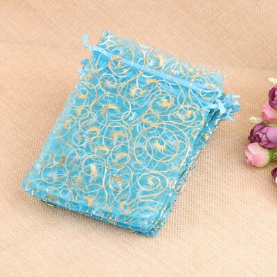 50 bucăți/lot 10x15cm 4x6inch plasă din organza pungă cu șnur pentru pungă de parfum pentru cosmetice