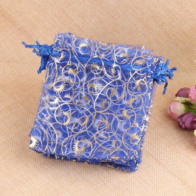 50 bucăți/lot 10x15cm 4x6inch plasă din organza pungă cu șnur pentru pungă de parfum pentru cosmetice