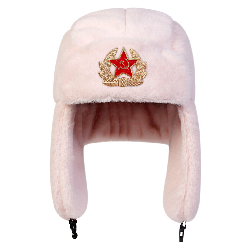 Unisex petokraka zvijezda Lei Feng šešir Zimska kapa s naušnicama Zagrijana skijaška kapa Bomber kapa za vožnju na otvorenom i aktivnosti na snijegu