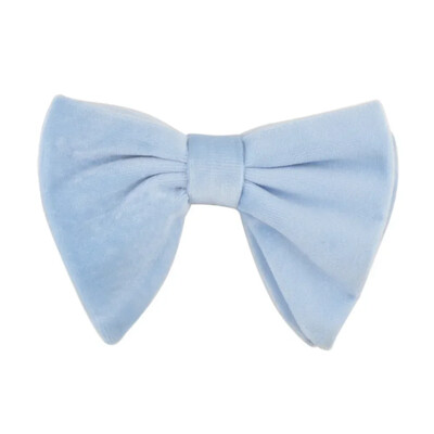 12x8.5CM Голяма папийонка Мъжки коктейлни партита Банкет Сватбени аксесоари Ретро кадифена британска едноцветна папионка с големи размери