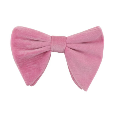 12x8.5CM Голяма папийонка Мъжки коктейлни партита Банкет Сватбени аксесоари Ретро кадифена британска едноцветна папионка с големи размери