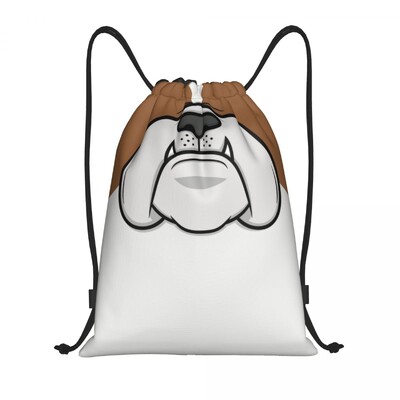 Rucsac personalizat drăguț de buldog francez, cu șnur, geantă de sport pentru bărbați, femei, rucsac de dresaj pentru câini de companie