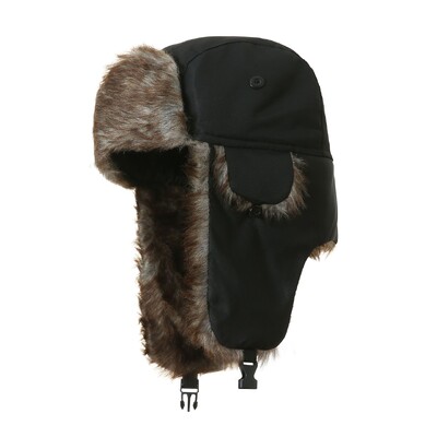 Vīriešu Sieviešu Unisex Silts Trapper Aviators Trooper Earflap Ziemas Atloki Slēpošanas cepure Jaunas Cepures Krievu slēpošanas cepure Mākslīgās kažokādas cepures