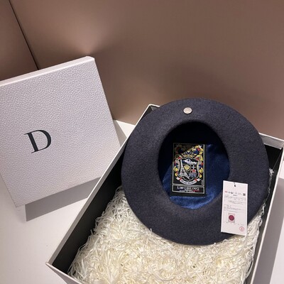 Beretă din lână pentru femei de marcă de lux Pălărie caldă de iarnă Pălărie de pictor celebritate Pălării versatile Berete pentru fată de damă șapcă plată din pâslă