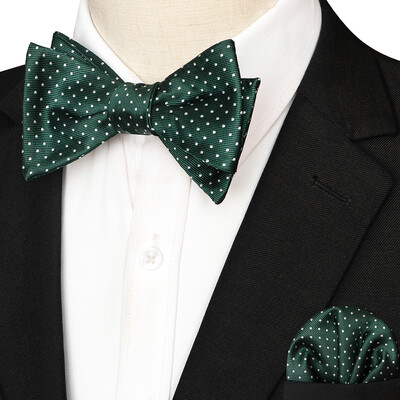 EASTEPIC svītraina tauriņa kaklasaite vīriešiem Hanky komplekts rūtains aksesuārs Paisley Neckwear Floral Design Polka Dot Pure Black Evening Party