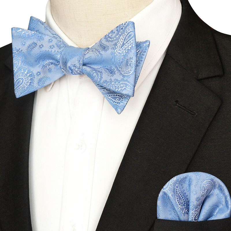 EASTEPIC svītraina tauriņa kaklasaite vīriešiem Hanky komplekts rūtains aksesuārs Paisley Neckwear Floral Design Polka Dot Pure Black Evening Party