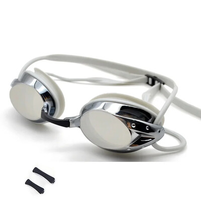 Ochelari de înot profesioniști pentru adulți Ochelari de curse impermeabili, rezistenți la ceață, bărbați, femei, rece, placați cu argint, echipament de înot cu ridicata