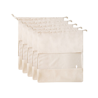 1P Sac de praf pentru geantă de mână, organizator de lux pentru călătorii de afaceri, husă de machiaj, haine, depozitare pantofi, catifea, cu geantă transparentă cu șnur