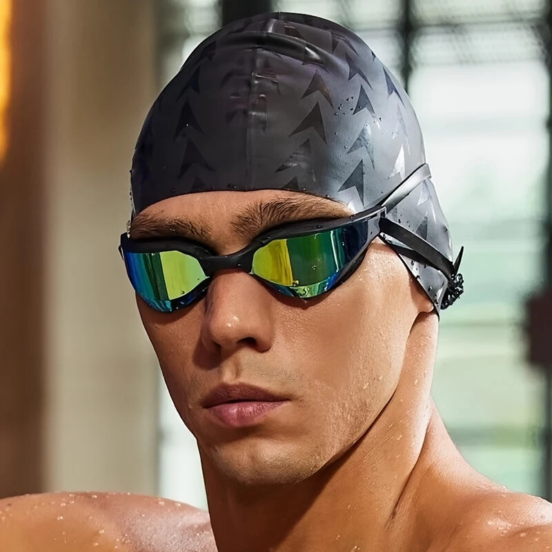 Ochelari de înot înveliți pentru adulți profesioniști, anti-aburire, protecție UV, bărbați, femei, HD, cadru mic, ochelari de înot de curse