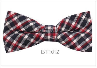 Нова мъжка мода, класически карирани вратовръзки с папийонка, регулируема мъжка папийонка, полиестер за сватбени вратовръзки в английски стил