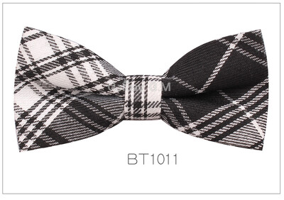 Нова мъжка мода, класически карирани вратовръзки с папийонка, регулируема мъжка папийонка, полиестер за сватбени вратовръзки в английски стил