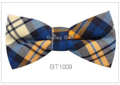 Нова мъжка мода, класически карирани вратовръзки с папийонка, регулируема мъжка папийонка, полиестер за сватбени вратовръзки в английски стил