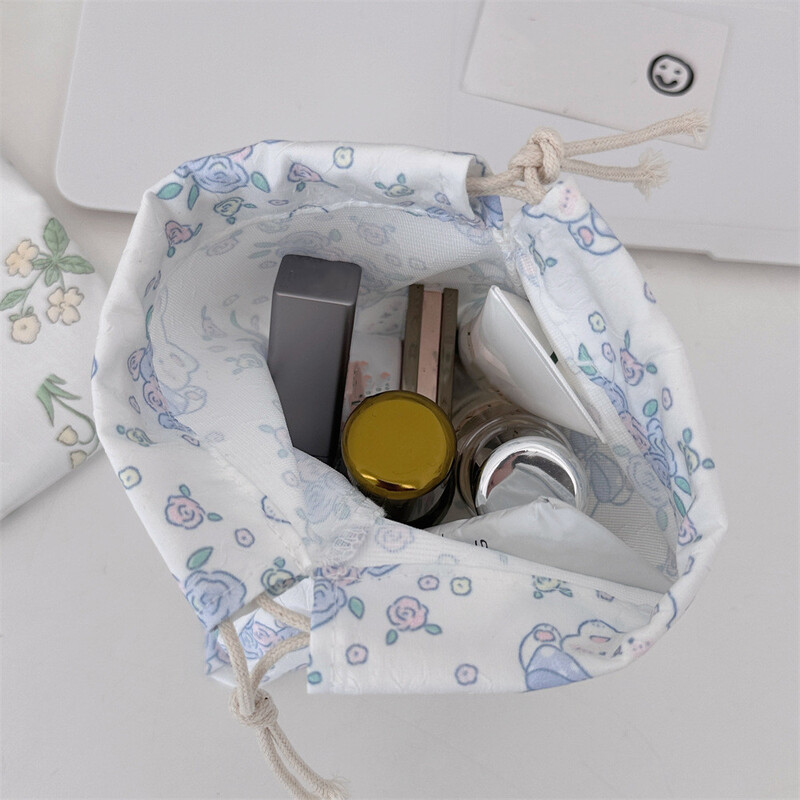 Poșetă mică drăguță pentru monede, cheie, căști, cablu de date, geantă de depozitare cu șnur, bijuterii pentru femei, ruj, husă pentru frânghie, saci cu șir