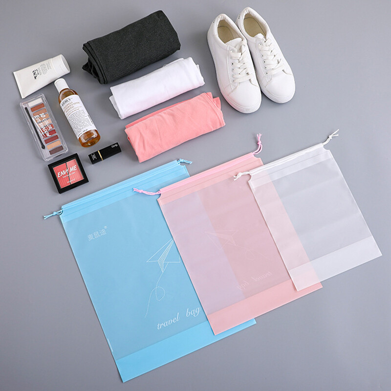 3 buc/set Impermeabil Transparent Vizibil Snur Geanta Cosmetică de Plajă Femei Bărbați Organizator de înot Călătorii Camping Carcase de depozitare