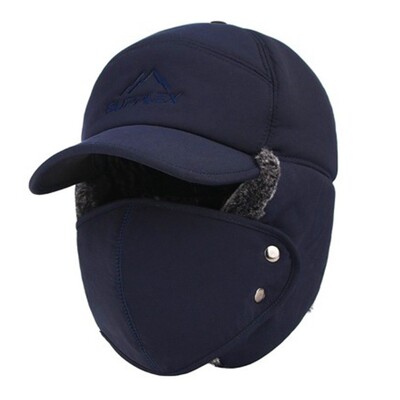 Pălării de iarnă rezistente la vânt de înaltă calitate, schi de iarnă cu mască pentru urechi, șapcă caldă pentru zăpadă, protecție urechilor din bumbac, balaclava groasă în aer liber