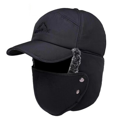 Pălării de iarnă rezistente la vânt de înaltă calitate, schi de iarnă cu mască pentru urechi, șapcă caldă pentru zăpadă, protecție urechilor din bumbac, balaclava groasă în aer liber