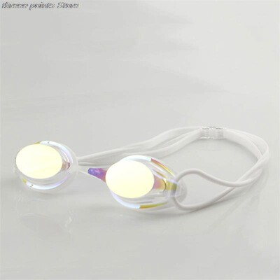 Ochelari de înot electro-acoperiți Ochelari de înot pentru antrenament profesional pentru competiții Ochelari de înot anti-aburire pentru adulți Ochelari de curse impermeabili