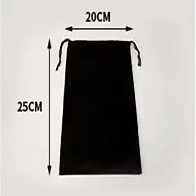 Geantă Oxford impermeabilă, rezistentă la praf, cu șnur Geantă neagră din poliester pentru căști Husă pentru cablu de date Drawst Organizator de husă pentru articole sportive