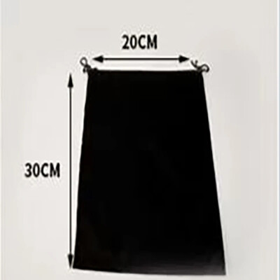 Geantă Oxford impermeabilă, rezistentă la praf, cu șnur Geantă neagră din poliester pentru căști Husă pentru cablu de date Drawst Organizator de husă pentru articole sportive