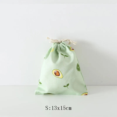 Proaspăt Comestic Cumpărături Geantă pentru machiaj Geantă drăguță de depozitare cu șnur, haine portabile de călătorie, sutien, geantă organizatoare, șosete