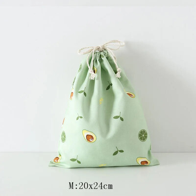 Proaspăt Comestic Cumpărături Geantă pentru machiaj Geantă drăguță de depozitare cu șnur, haine portabile de călătorie, sutien, geantă organizatoare, șosete